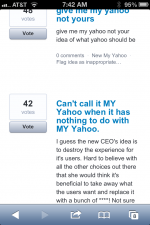 Yahoo complaints
