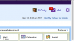 Yahoo interface